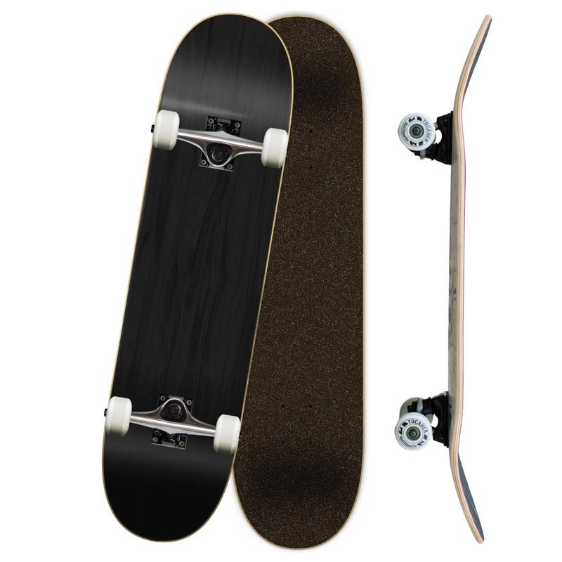 Yocaher Professional Complete 7.75" Skateboard w/7Ply Maple Deck, BlackWidow Premium Grip Tape, Aluminum Alloy Truck, ABEC-9 Bearing (Complete - 7.75 - Red) - Image 1